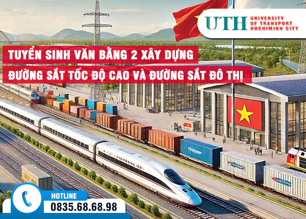 Tuyển sinh văn bằng 2 Xây dựng Đường sắt tốc độ cao và đường sắt đô thị